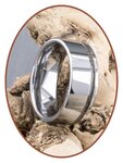 JB Memorials Tungsten Carbide Brede Heren As Ring - RB046H