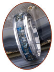 JB Memorials Cremation Ash Ring 'Multi Materials & Color'- RR001