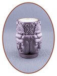 Mini Ash Urn 'Buddha' with Tealight Holder in Different Colors - UR008