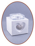 Mini Ash Urn with Tealight Holder Heart - HMP615