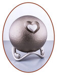 Mini Ash Urn 'Heart in Ball' in Different Colors - HMP679
