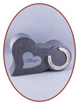 Mini Ash Urn 'Horseshoe in Heart'  in Different Colors - HMP631H