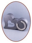 Mini Ash Urn 'Horseshoe in Heart'  in Different Colors - HMP631H