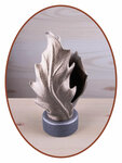 Mini Ash Urn 'Leafs with Tealight' - HMP680