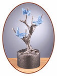 Mini Ash Urn 'Butterflies in Tree' in Different Colors - HMP667B