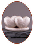 Mini Duo Ash Urn 'Heart' in Different Colors - HMP687
