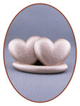 Mini Duo Ash Urn 'Heart' in Different Colors - HMP687