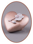 Mini Ash Urn 'Heart and Orchid' in Different Colors - HMP688