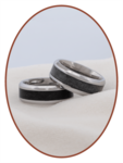 Hair Memorial Ring - Visible Hair Processing - RBH001-4M2B