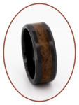Hair Memorial Ring - Visible Hair Processing - RBH001-4M2B