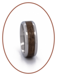 Hair Memorial Ring - Visible Hair Processing - RBH002-4M2B