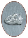 JB Memorials Sterling Zilveren Dames As Ring - RB073