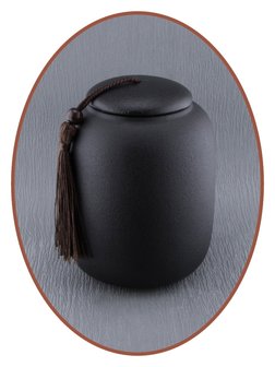 Midi Urn &#039;Ceramic Black&#039; - AU005