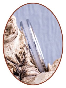 JB Memorials Tungsten Carbide Ladies Cremation Ring &#039;Broken White&#039; 4mm - RB143W