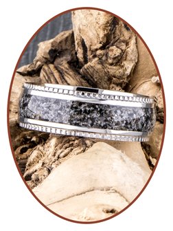 JB Memorials Stainless Steel Unisex Cremation Ash Ring - RB002