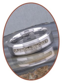 JB Memorials Cobalt Chrome Heren As Ring - RB045CCM