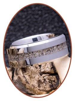 JB Memorials Tungsten Carbide Special Mens Cremation Ring - RB048H