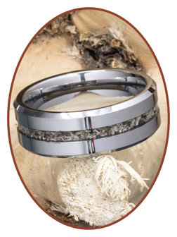 JB Memorials Tungsten Carbide Heren  As Ring - RB048H