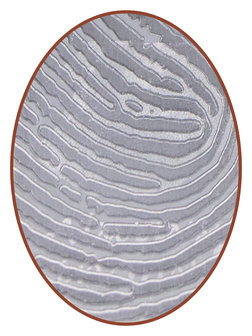 Stainless Steel Fingerprint Remembrance Pendant - VI002