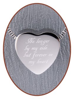 Stainless Steel Heart Cremation Pendant - B304NA