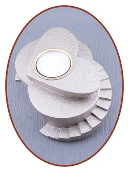 Mini Duo Ash Urn &#039;Stairway To Heaven&#039; with Tealight Holder - HMP646DUO