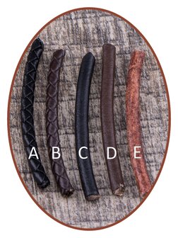 JB Memorials Stainless Steel Leather &#039;Blue Crackle&#039; Beads Ash Bracelet - ZAS014BG