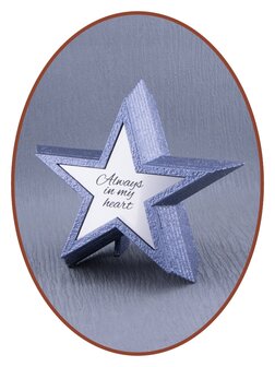 Mini Star Ash Urn Engravable in Many Colors - HMP621A