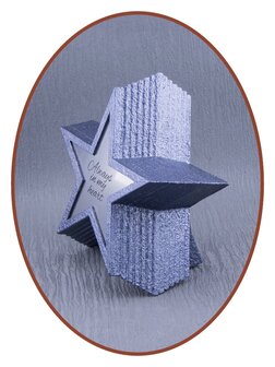 Mini Star Ash Urn Engravable in Many Colors - HMP621A