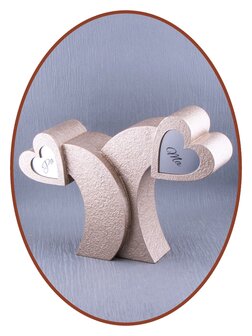 Mini Heart Ash Urn in Many Colors - HMP622