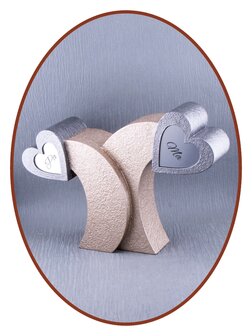 Mini Heart Ash Urn in Many Colors - HMP622