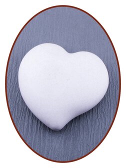 JB Memorials exclusive Heart made with ashes, with optional butterfly made with ashes - AS004