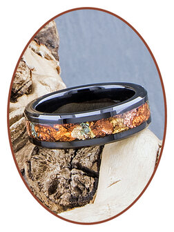 JB Memorials Ceramic Zirconium Heavenly Treasures As gedenk Ring 6mm - JRB141HTA