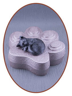 Mini Ash Urn Paw &#039;Sleeping Cat&#039; in Many Colors - HM487C