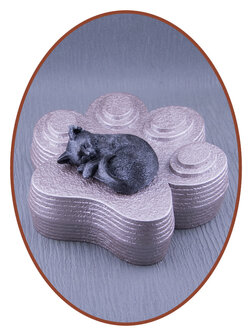 Mini Ash Urn Paw &#039;Sleeping Cat&#039; in Many Colors - HMP633C