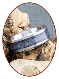 &#039;Infinite Universe&#039; Cremation Ring - 6 or 8mm wide - RB140IU-4M2B