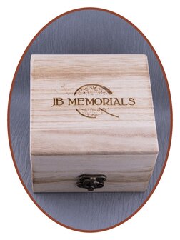 JB Memorials Nature-Line&copy; Wooden Mens Ash Chrono Watch - HORL001