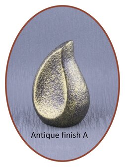 Mini Ash Urn &#039;Tear&#039; in Different Colors - UR001