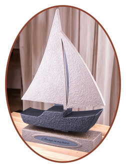 Mini - midi Ash Urn &#039;Sailing ship&#039; in Different Colors - HMP608