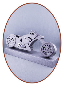 Design Ash Motorcycle Mini Urn &#039;Biker&#039;  with name - HMP610