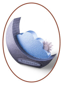 Mini Children / Baby &#039;Moon Cloud&#039; Ash Urn - HMP645