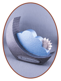 Mini Children / Baby &#039;Moon Cloud&#039; Ash Urn - HMP645