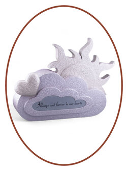Mini Children / Baby &#039;Cloud &amp; Sun&#039; Ash Urn in Many Colors - HMP662
