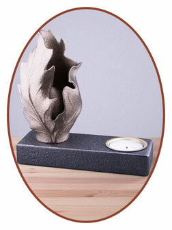 Mini As Urn  &#039;Leafs with Tealight&#039;  in Diverse Kleuren - HMP680