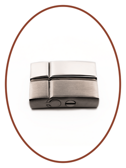 Stainless Steel Leather Fingerprint Ash Bracelet - ASB050-Z