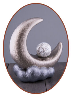 Mini Ash Urn &#039;Moon&#039; in Different Colors - HMP685