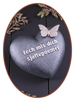 Mini Ash Urn with 'dialect text' in Different Colors - HMP601D