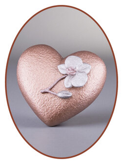 Mini As Urn  'Hart en Orchidee'  in Diverse Kleuren - HMP688