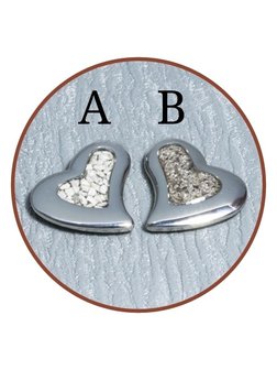925 Sterling Silver Special &#039;Hearts&#039; Ash Pendant   - ZSP105