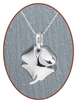 925 Sterling Silver Cremation Design &#039;Clover&#039; Pendant - Z010