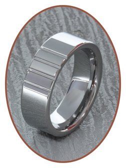 Tungsten Carbide Graveer Ring - XR08